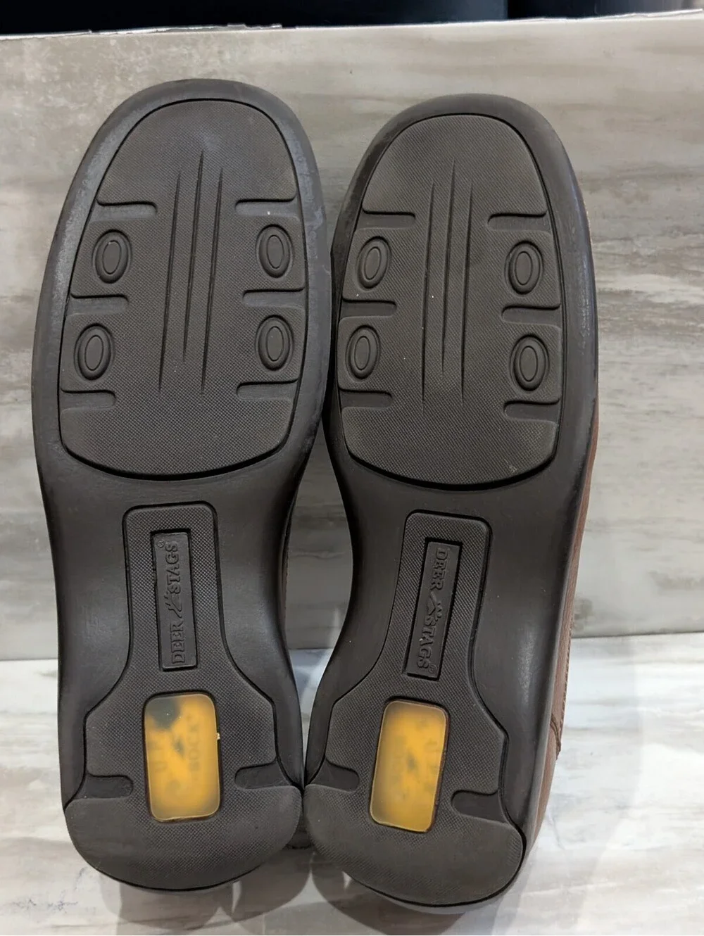 Deer Stags Brown Slip-On Loafers Men's Size 11D Comfortable Casual Shoes